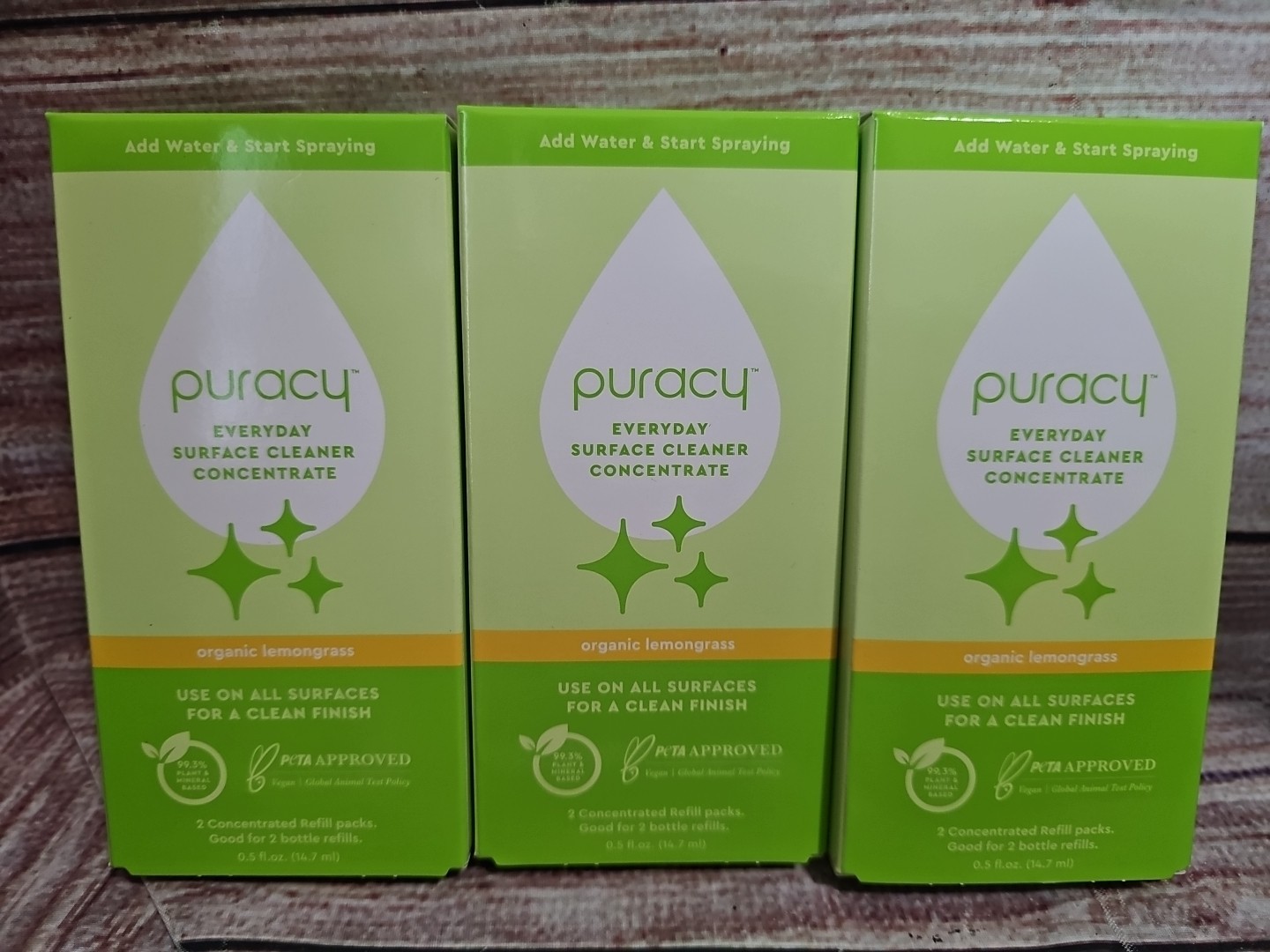 6x Puracy Plant Based Surface Cleaner Concentrated Refill Packets gallery