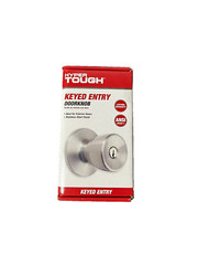 Hyper Tough Keyed Entry Doorknob Stainless Steel Finish ANSI Grade 3