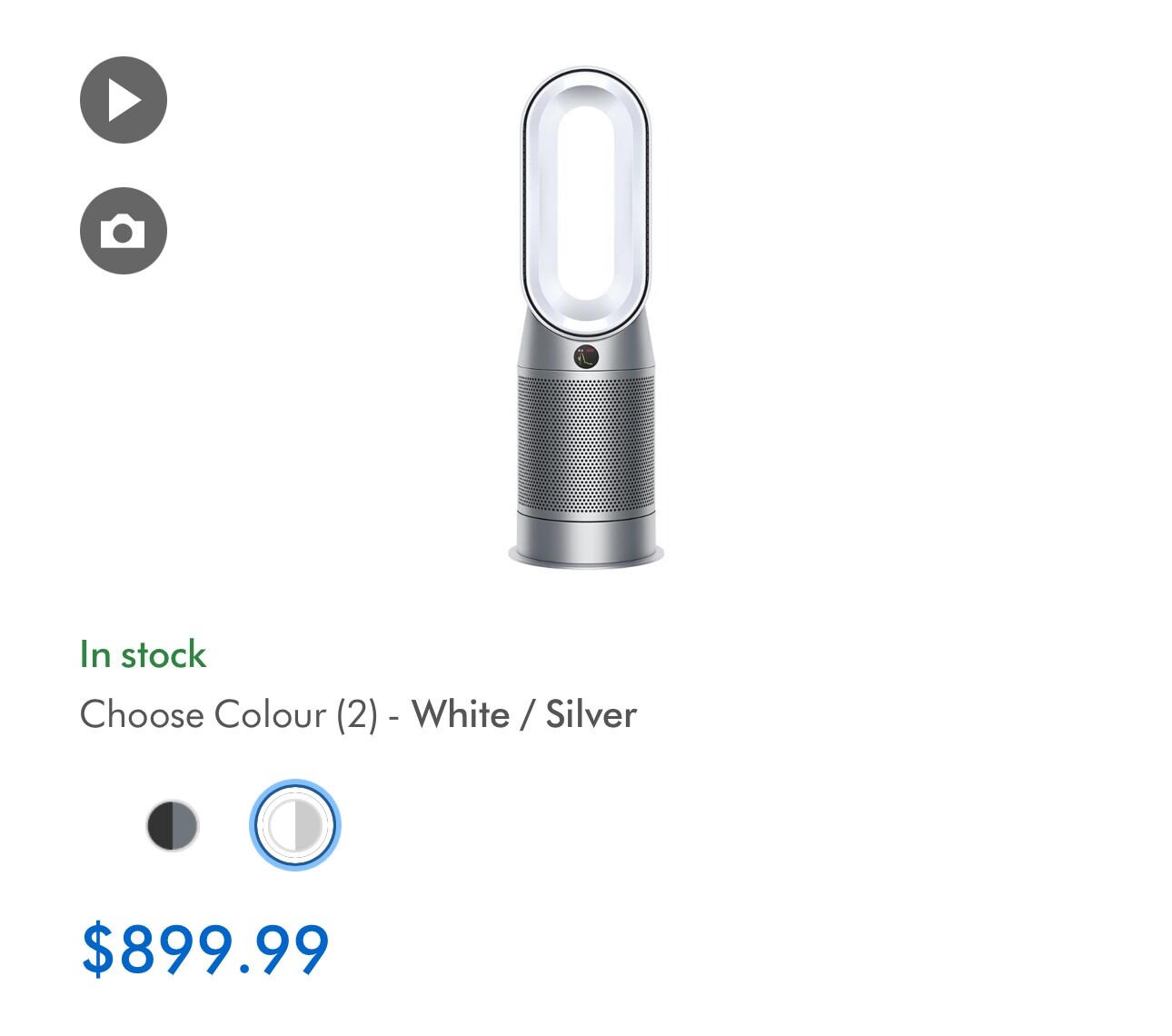Dyson Official Outlet - HP07 Purifier Hot+Cool purifying fan heater, gallery