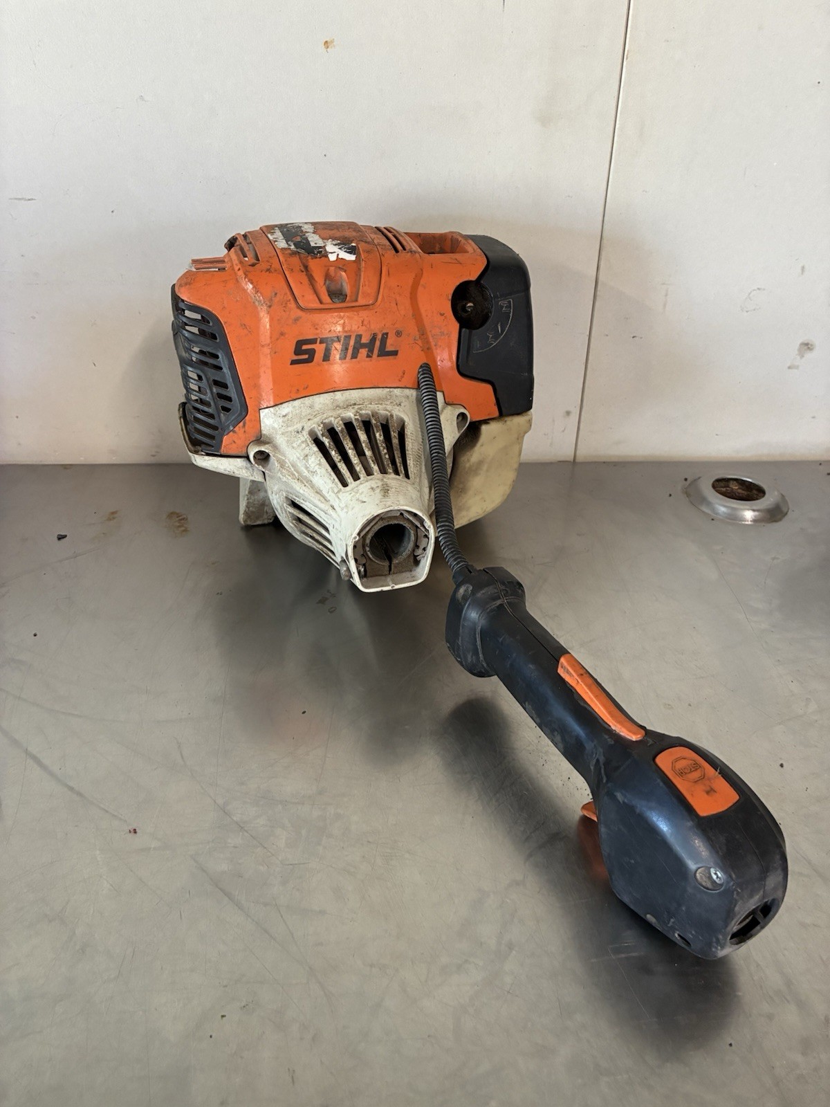 STIHL FS91R String Trimmer Engine And Throttle Assembly. RUNS READ DESCRIPTION gallery