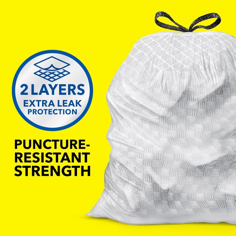 Glad ForceFlex Tall Kitchen Trash Bags, 13 Gallon, Pine-Sol Original, 40 Count ( gallery