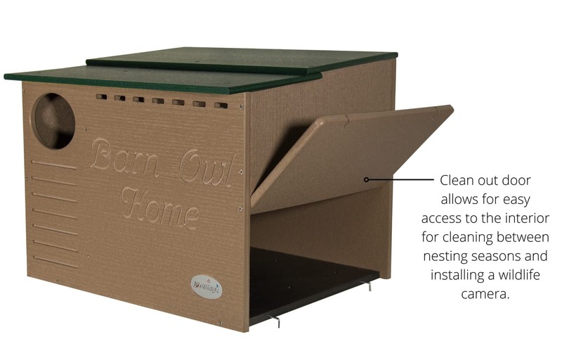JCS Wildlife Poly Barn Owl Nesting Box 687398002443 gallery