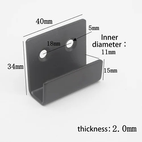 U Shape Tile Display Stainless Steel Hanging Bracket Stainless Steel Hanger Wall gallery