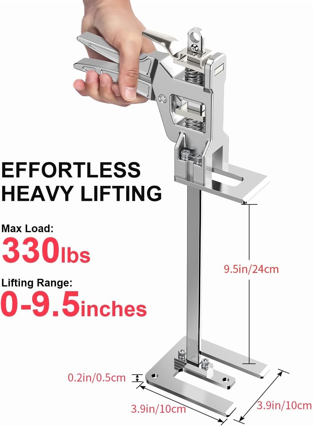 Labor Saving Arm Jack Two Pack Stainless Steel Lifting Tools 330 lbs Height 9.5 gallery