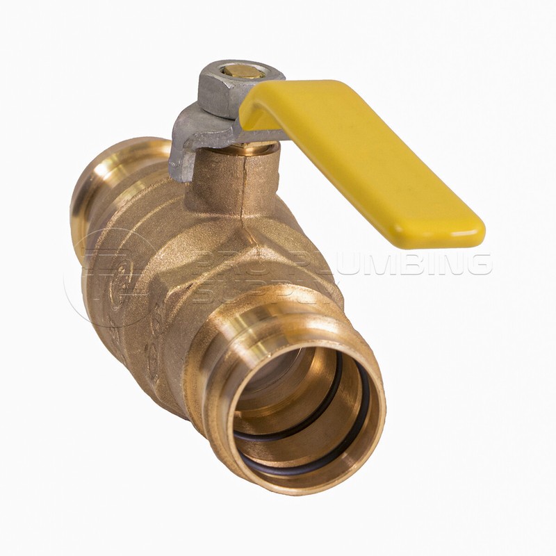 Midline Valve Double-O-Ring Press Ball Valve, with Press Connections, Brass gallery
