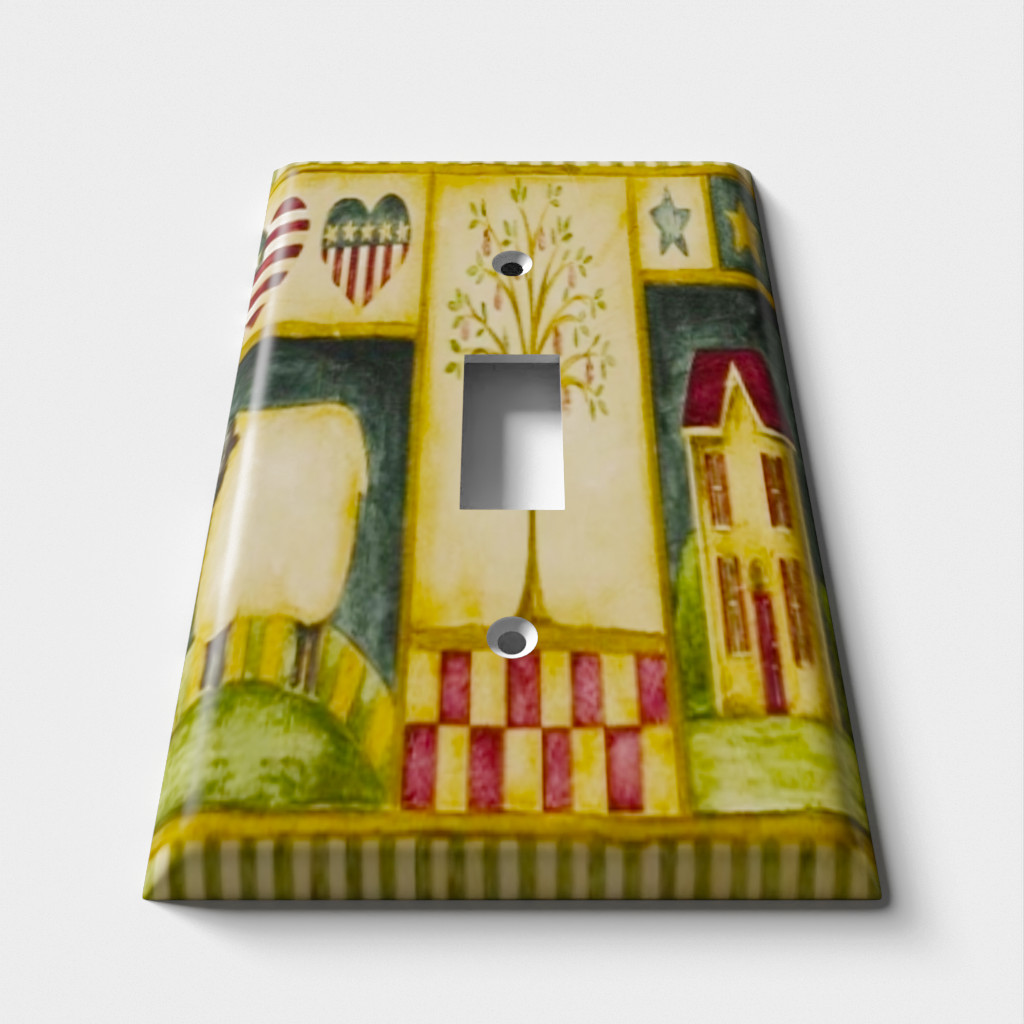 SnazzySwitch American Home Decorative Light Switch Plate Cover gallery