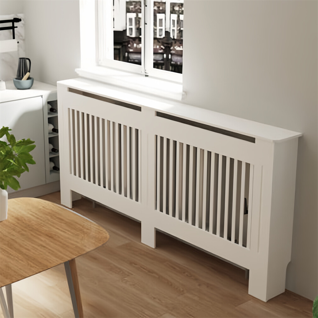 Modern Radiator Cover Extra Large Barrier Fence Heater Cabinet Shelf Home Office gallery
