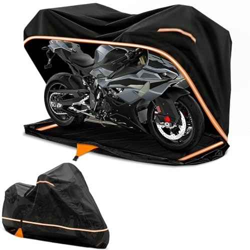 Full Enclosed Motorcycle Cover, 600D Heavy Duty Waterproof Motorcycle Cover gallery