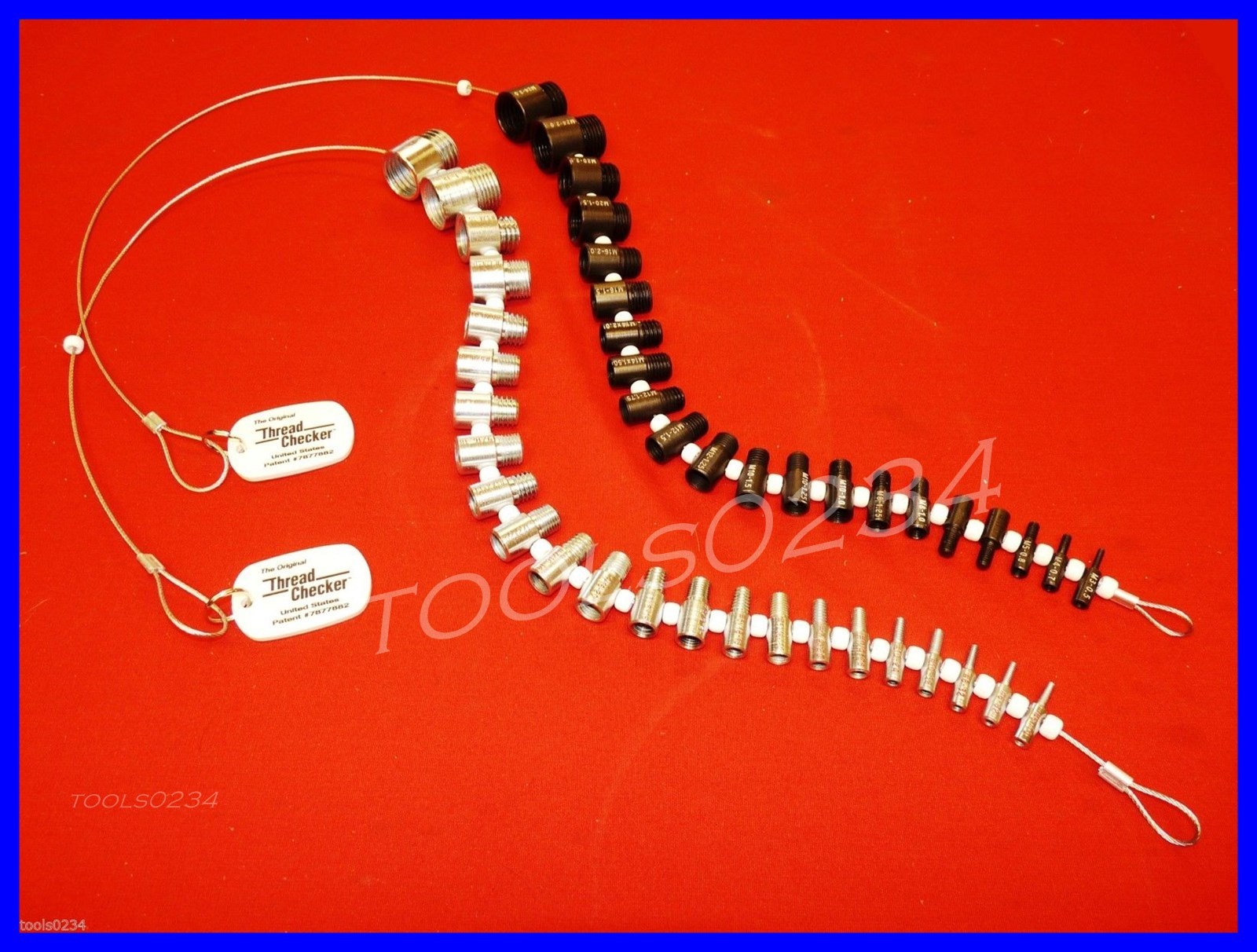 Thread Checker SAE Metric Combo 44pc Coarse Fine S&W USA SWTC-S21 AND SWTC-M21 gallery
