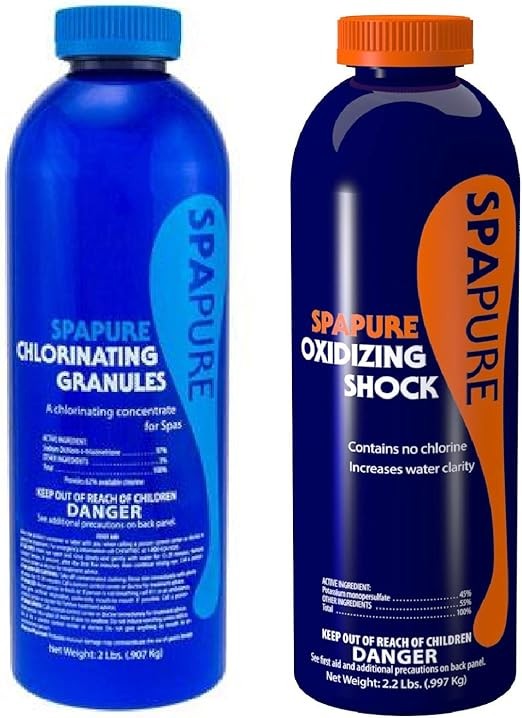 SpaPure Chlorinating Granules 2lb + SpaPure SpaPure Granulated Chlorine 2lb gallery