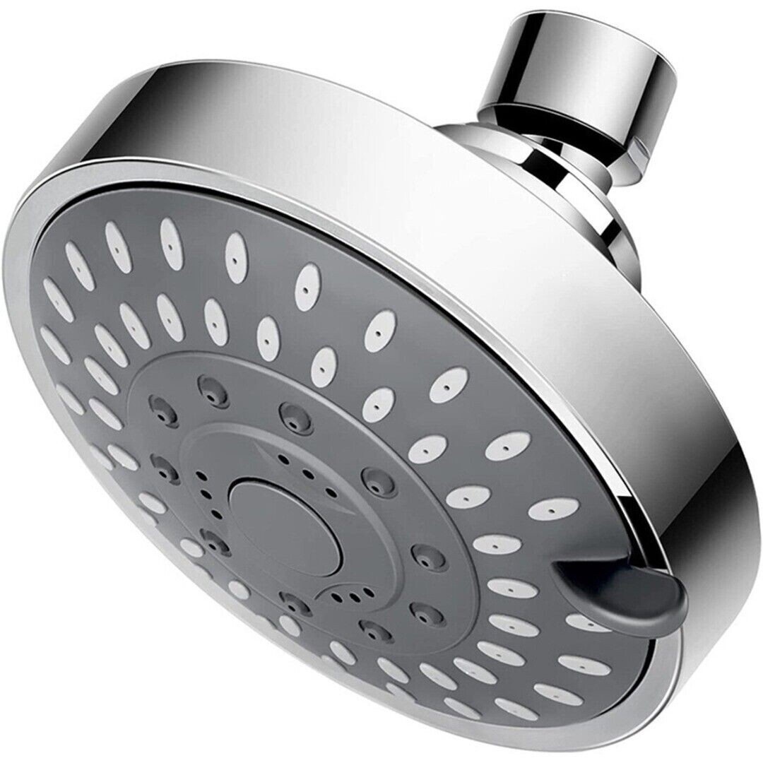 NEW Bath High Pressure Shower Head 5 Mode LARGE Chrome Handset Head Water Saving gallery