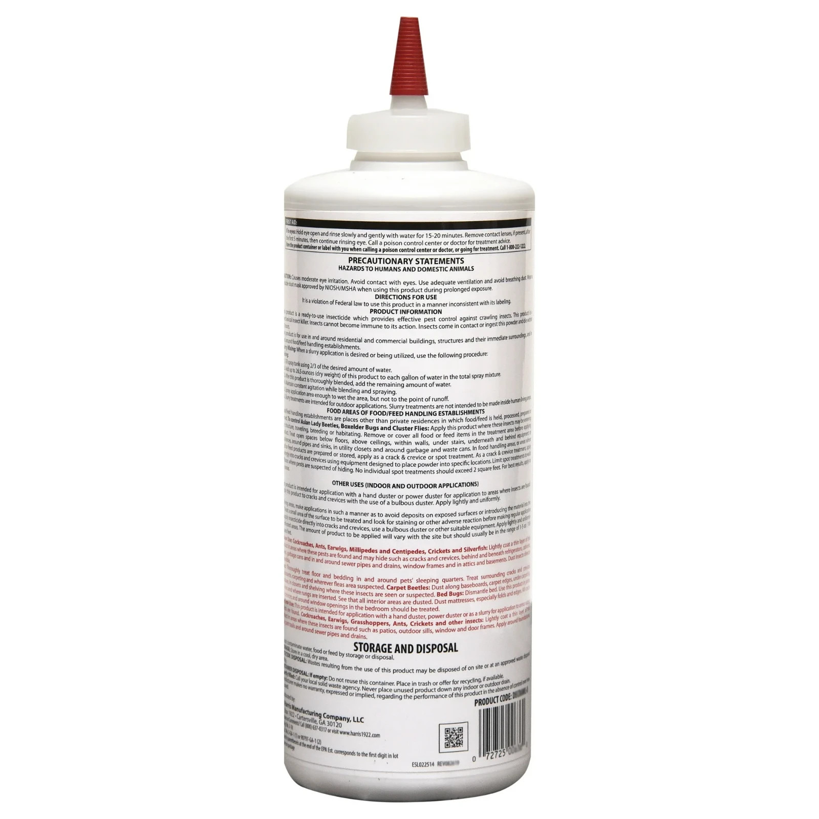 Harris Diatomaceous Earth Crawling Insect Killer Powder, 9oz gallery