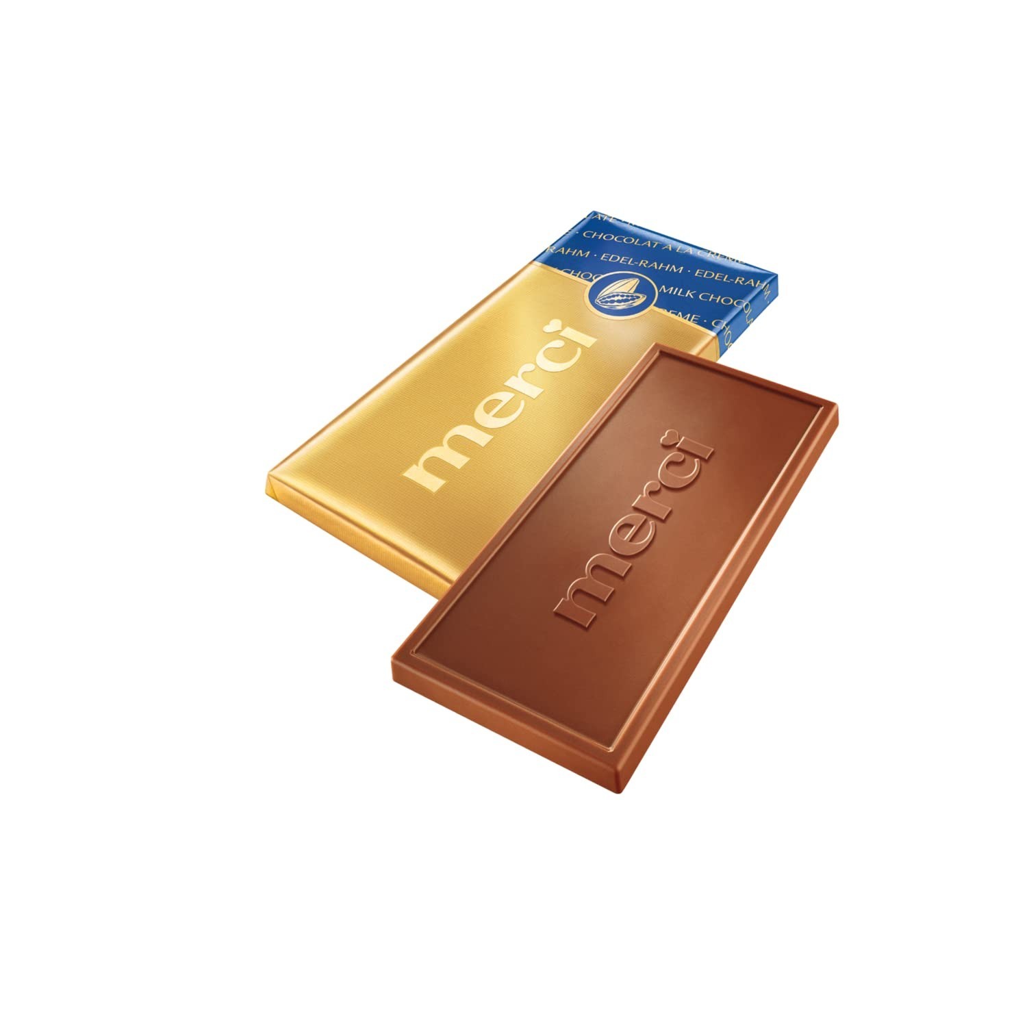 (12PACK) Merci Fine Milk Chocolate (4 Individual Bars) 100g(EXP 07/206) gallery