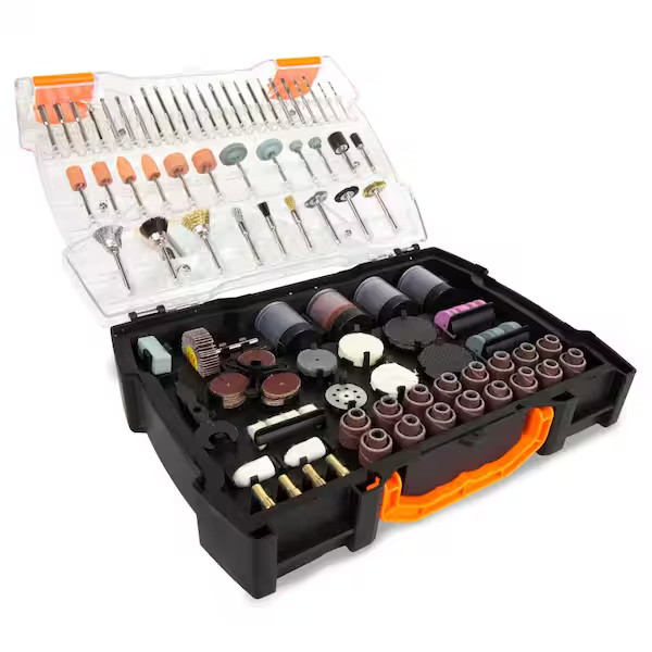 Assorted Rotary Tool Accessory Kit with Carrying Case 282-Piece for WEN & Dremel gallery