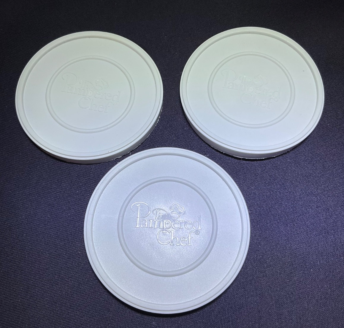 Pampered Chef Glass 375ml Cup Covers Small Storage Covers gallery