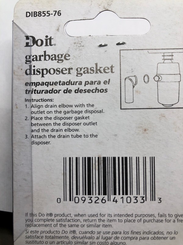 Do It for Waste King Disposer Disposal Gasket w/ Friction Ring #445630 gallery