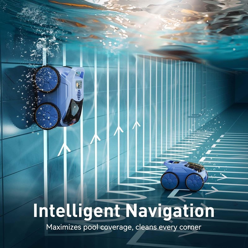 Seauto SAT 20 Robotic Pool Vacuum up to 180 Mins Run Time up to 2000 sq.ft gallery