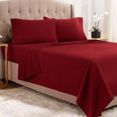 Empyrean Queen Sheets – 4 PC Super Soft Bed Sheets Queen Size – Double Brushe…