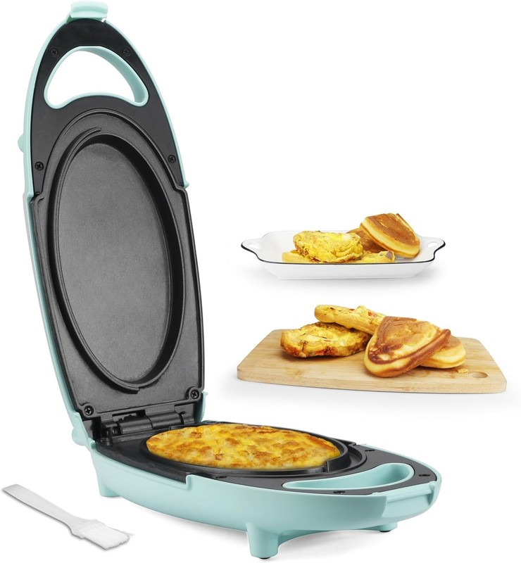 Double Sided Omelette Maker Electric - Aqua gallery