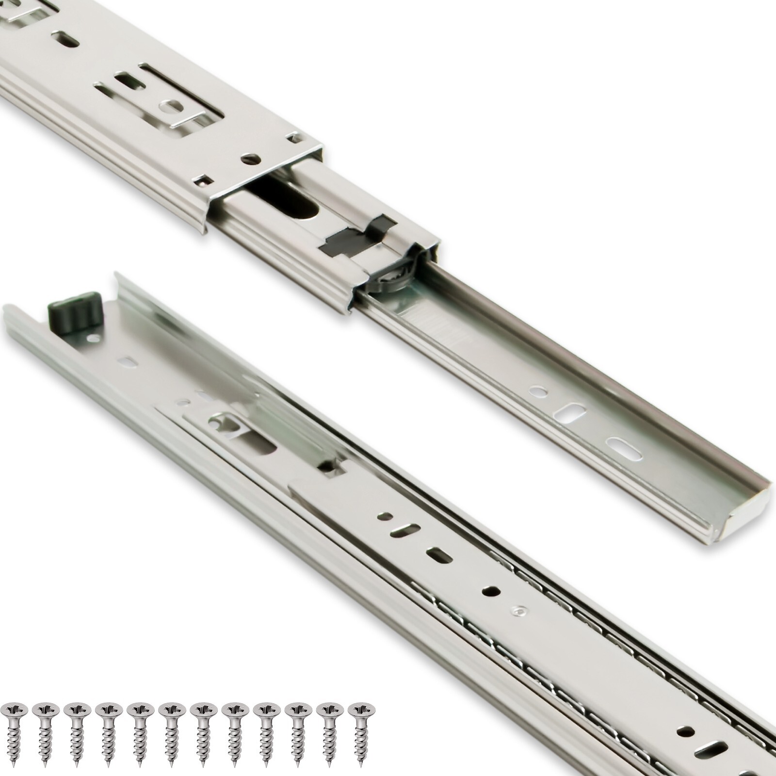 Full Extension Drawer Slides, Side Mount Ball Bearing, 28" to 36 inch Heavy Duty gallery