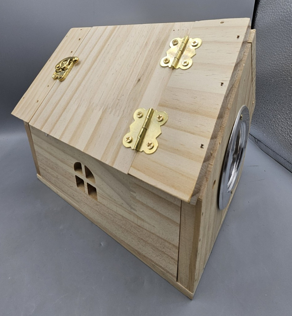 Adorable Wood Nesting Bird House - Outdoor - Bird Breeding Nest Box gallery