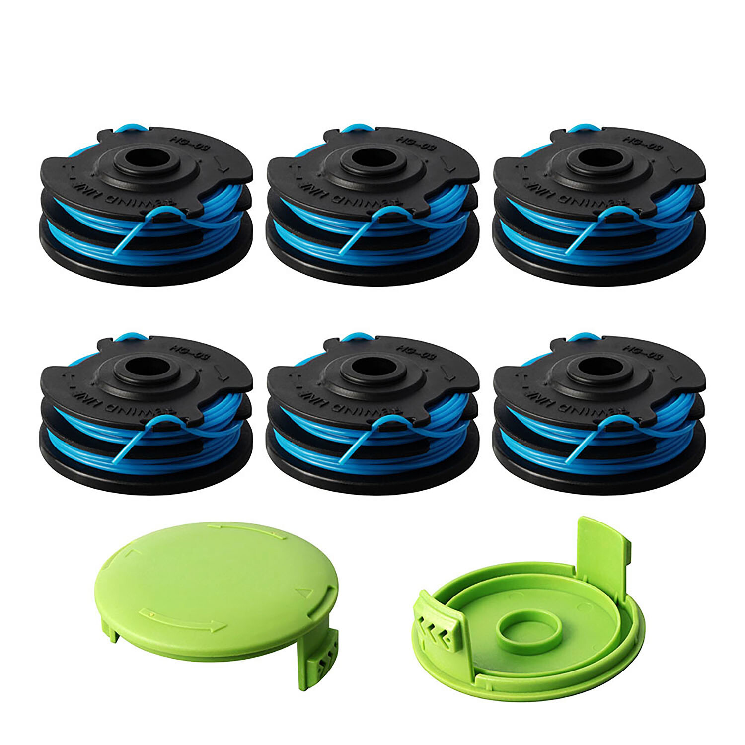 6-Pack Replacement for Homelite AC41RL3 Autofeed Dual.065” Line & Spool with Cap gallery