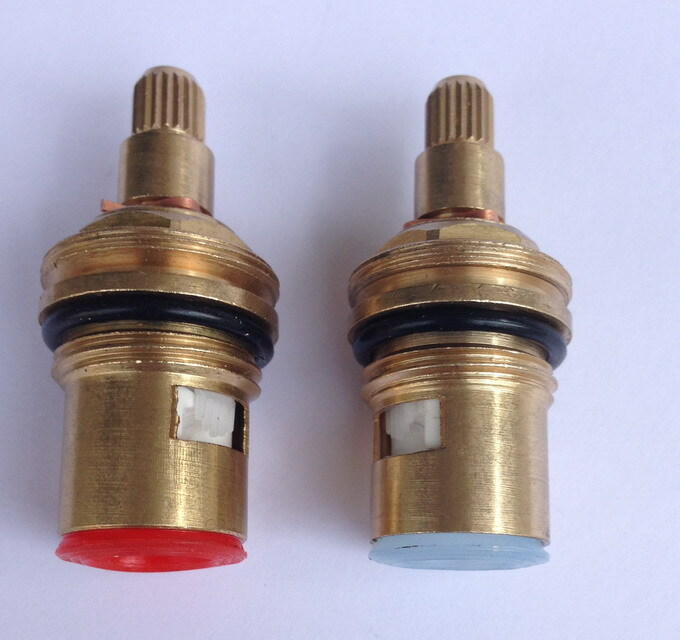 Cartridge Faucet Valve Replacement Brass Part - No Leaks - 1 Pair Hot & Cold 501 gallery
