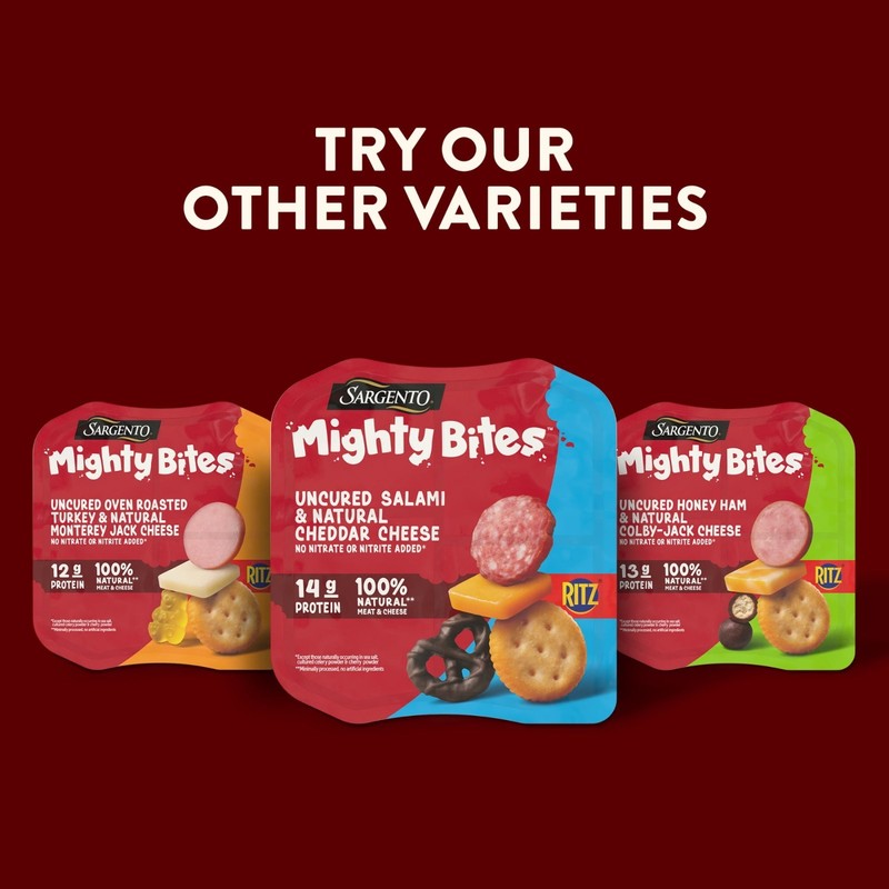 Mighty Bites with Uncured Pepperoni and Mozzarella Cheese Snack Kit, 2.8 oz gallery