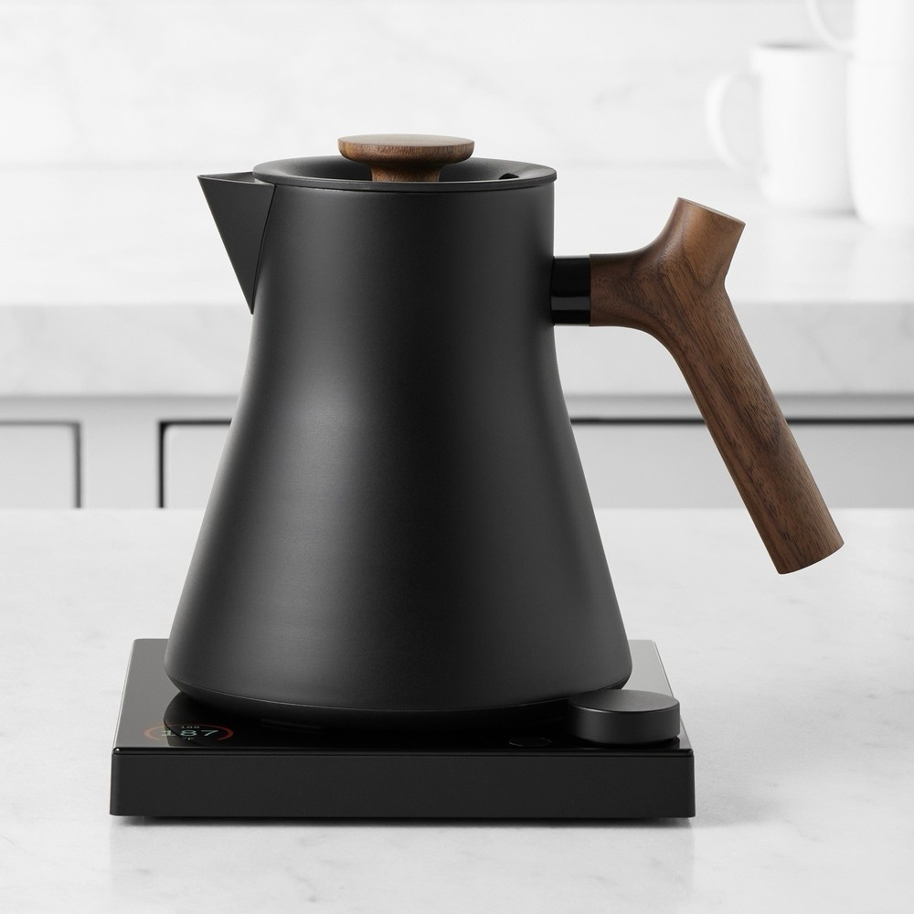 FELLOW Corvo EKG Pro Studio Edition Electric Tea Kettle -Black Walnut- NEW