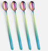 20 packs Long Handle Iced Tea Spoons,9.1-Inch Stainless Steel Coffee, Colorful gallery