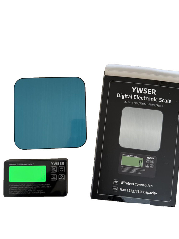 33 lb Wireless Digital Kitchen Scale - Precision With 7 Units, Tare Function gallery