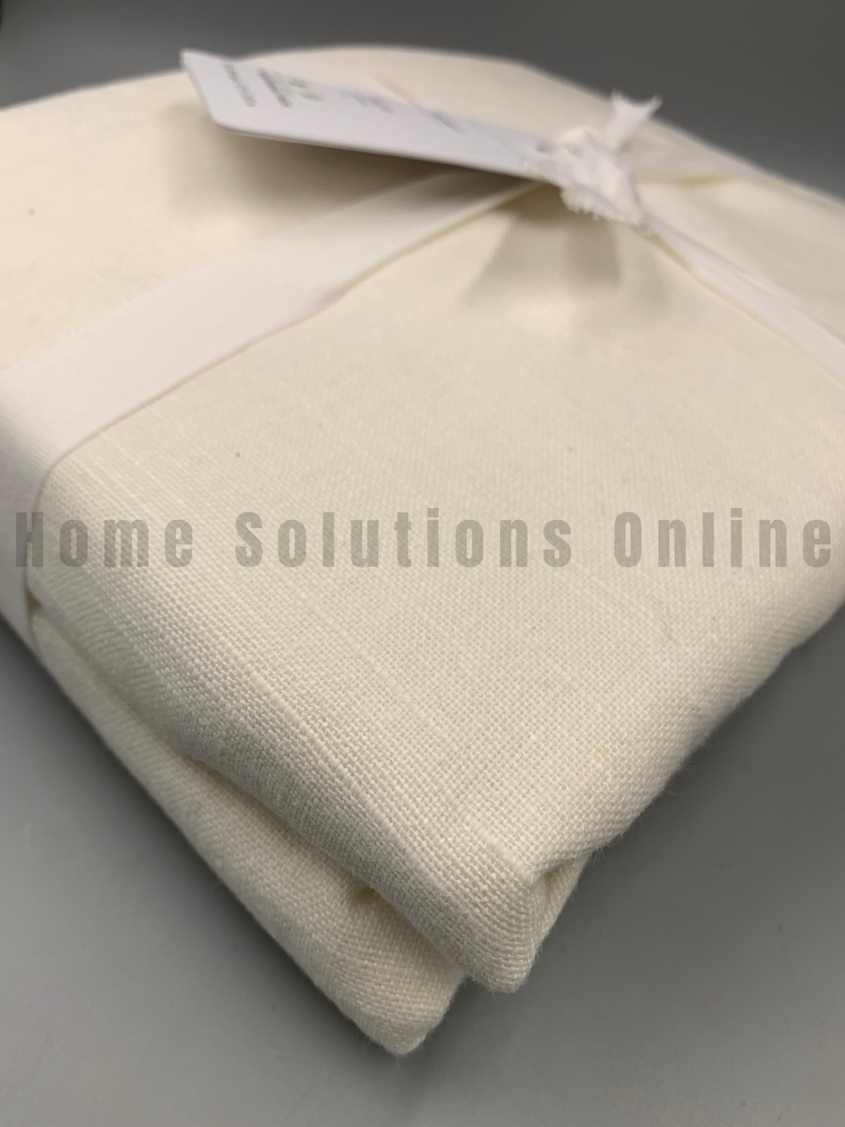 Pottery Barn Emery Linen Grommet Cotton Lined Curtain Ivory 50" x 84" #Q9L gallery
