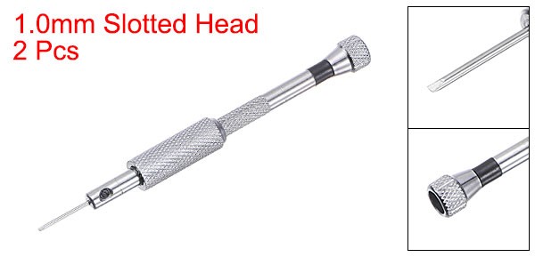 Micro Precision Screwdriver 1.0mm Flat Head for Electronics Repair 2Pcs gallery