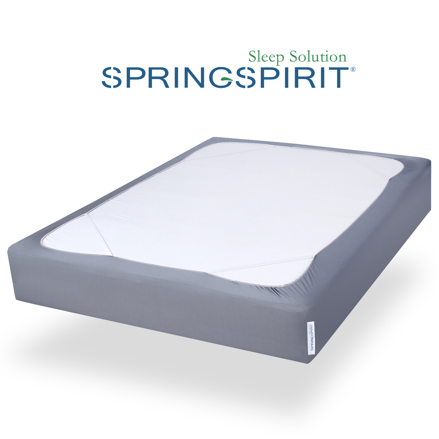 Box Spring Cover with Smooth Elastic Woven Washable Gray Twin/Full/Queen/King gallery