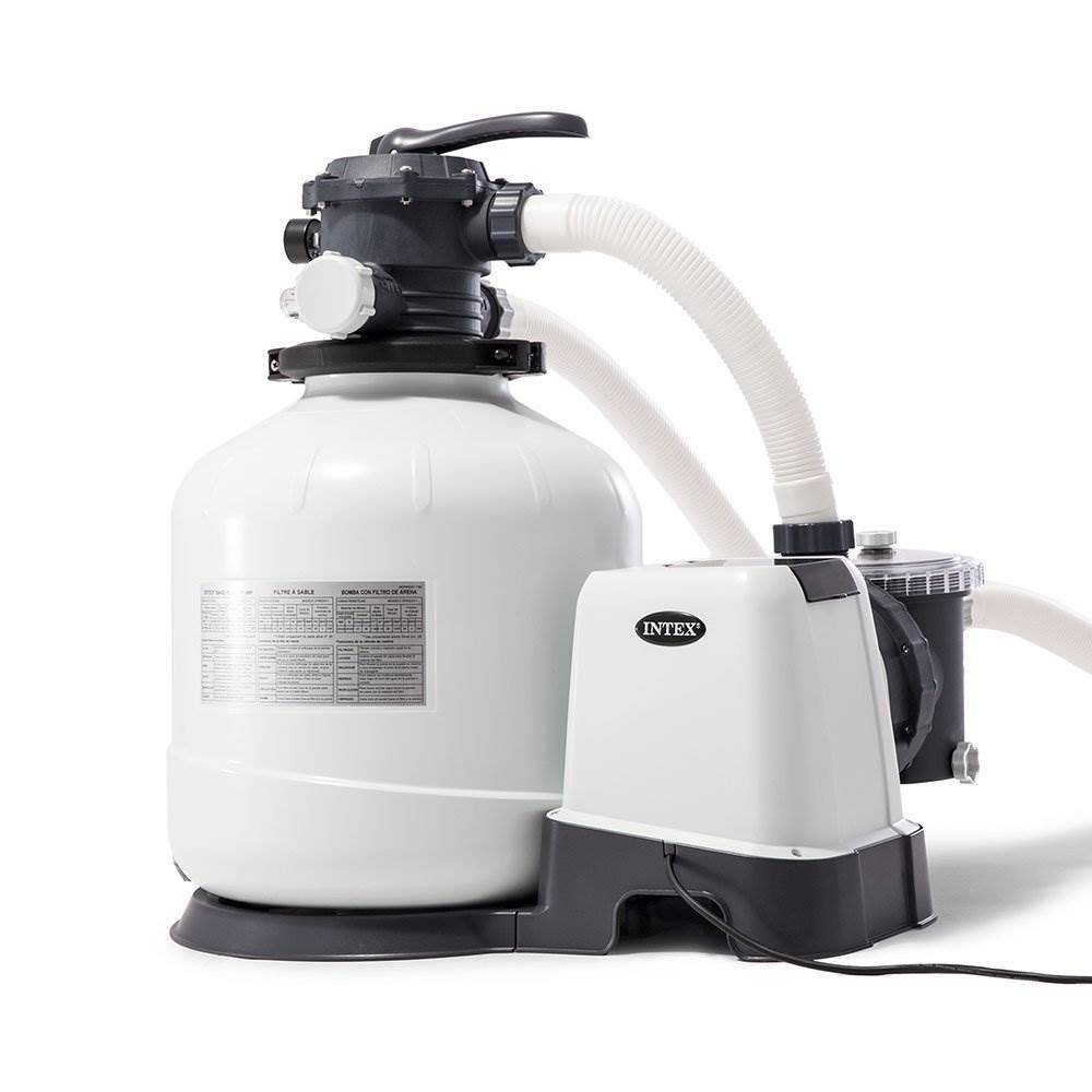 Intex 3000 GPH Above Ground Pool Sand Filter Pump with Automatic Timer(Open Box) gallery