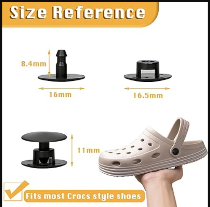 8 Sets Replacement Rivets for Crocs, Replacement Parts for Crocs gallery