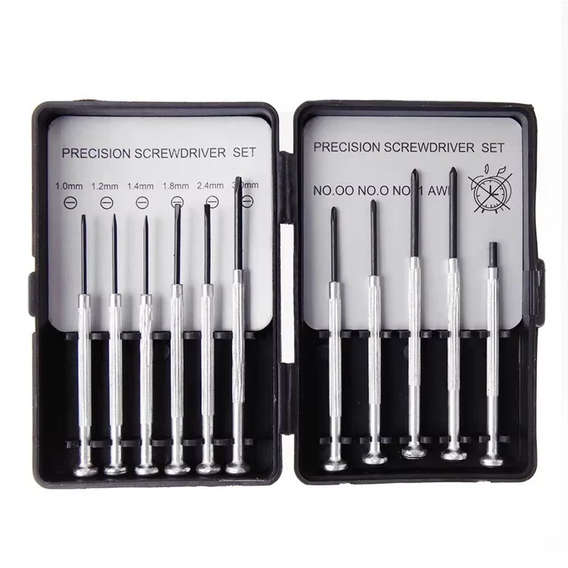 11pc Small Precision Screwdriver Set Mini 6 Sizes Flat Philips for Watch Glasses gallery