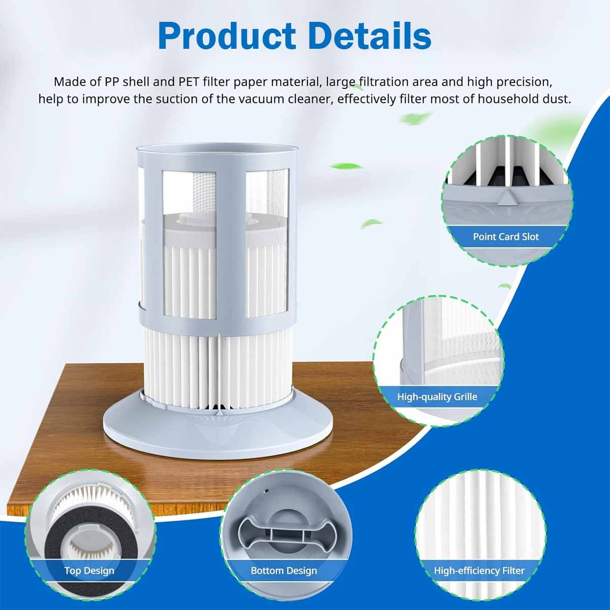Filters for Bissell Zing & Powerforce Bagless Canister Vacuum 2156A 1665 16652 gallery