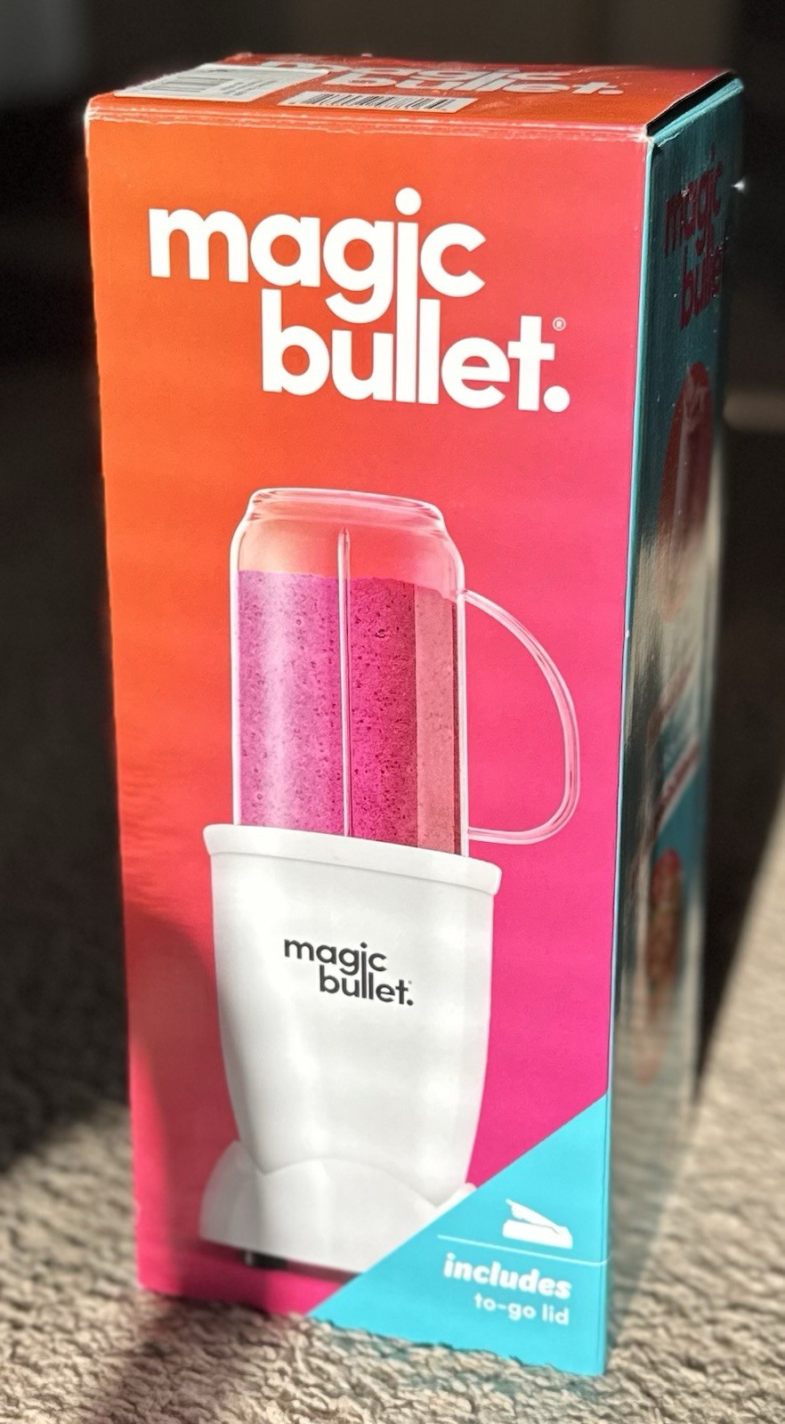 Magic Bullet 4pc Blender White With To-Go Lid gallery