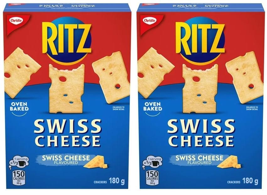 Ritz Swiss Cheese Crackers, 180g (2 Pack) gallery