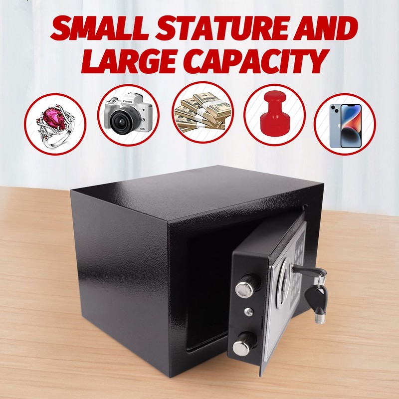 Digital Electronic Safe Box Keypad Lock Security Home Office Cash Jewelry Gun US gallery