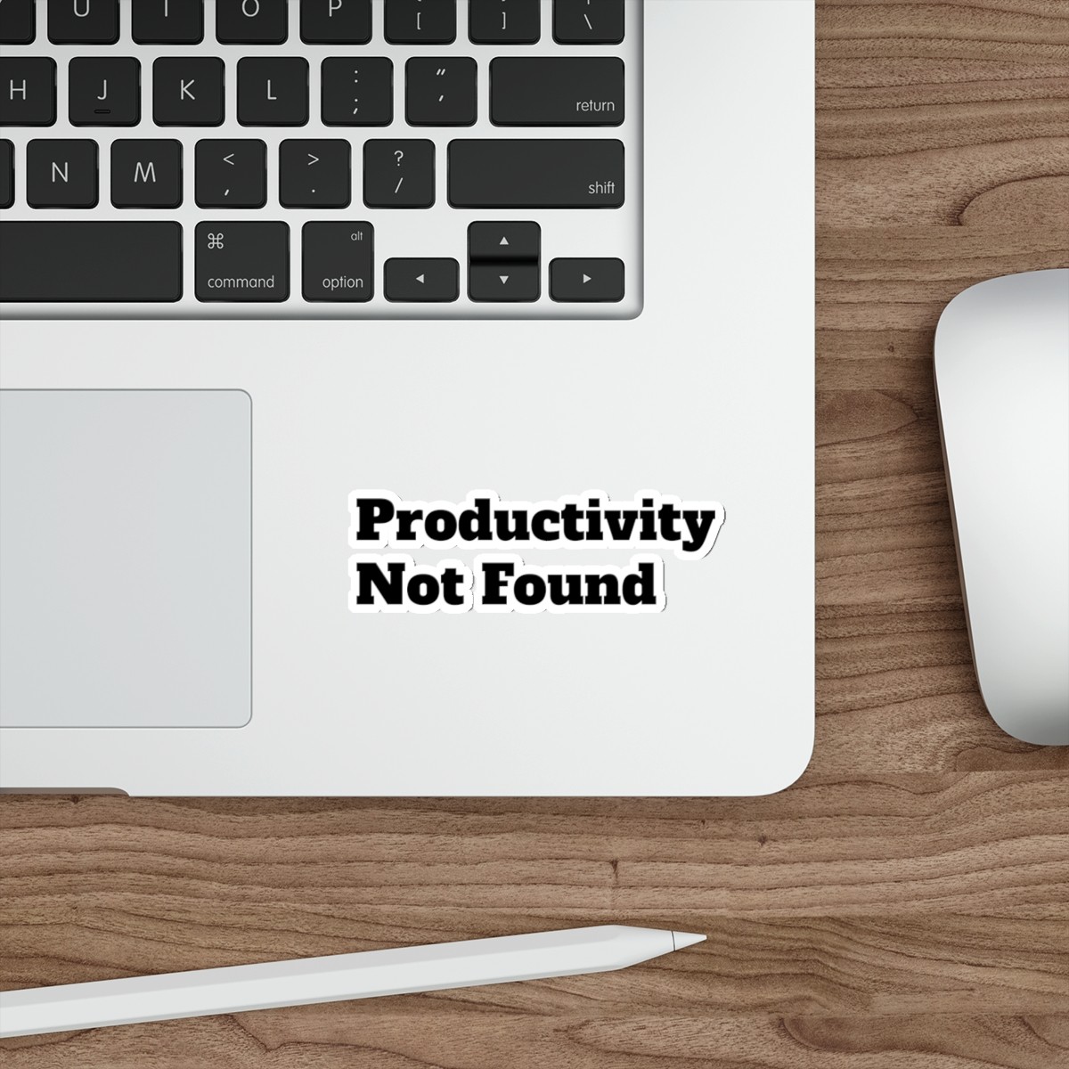 Productivity Not Found Funny Sarcastic Die-Cut Vinyl Sticker Laptop gallery