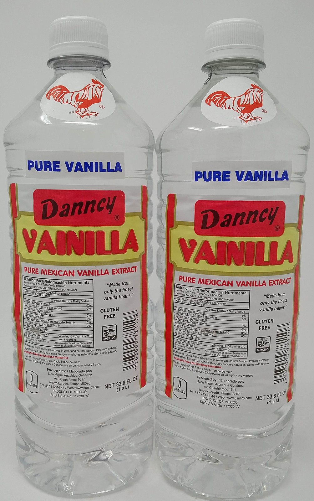 Danncy Pure Clear Mexican Vanilla Extract 33.8 Ounce Fl Oz (Pack of 2) gallery