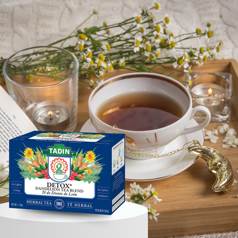 Tadin Dandelion Root Detox Tea Blend. Caffeine Free. 24 Bags. 1.19 oz. Pack of 6 gallery