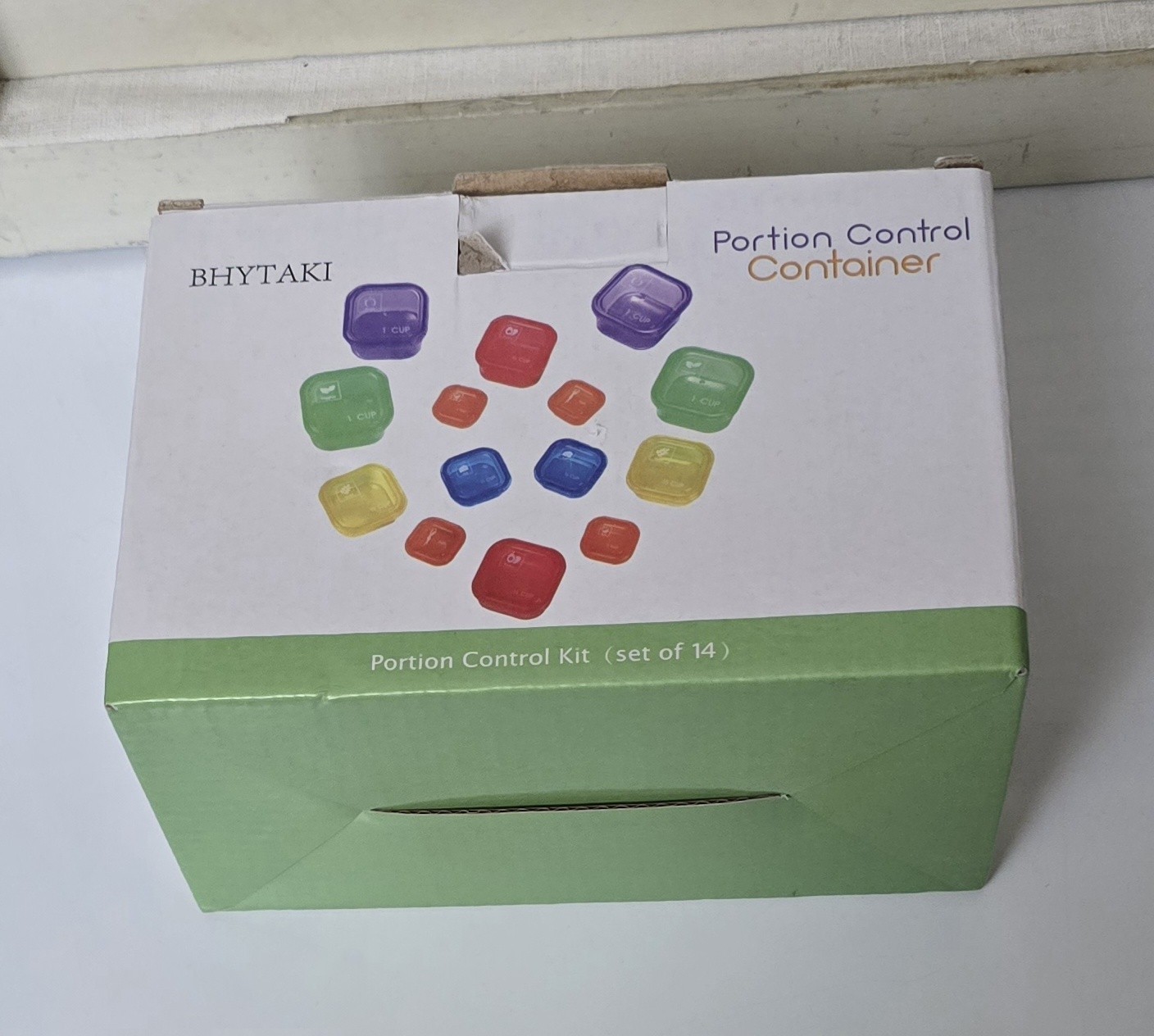 Bhytaki 14 Pcs Fix Portion Control Containers Kit Food Plan Diet Weight Loss gallery