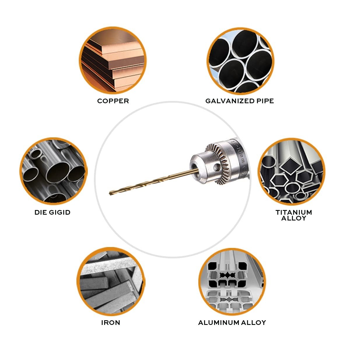 1/16 Inch Cobalt Drill Bits (13 Pack - Industrial Grade M35 Cobalt) 1-3/16" Leng gallery