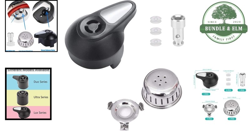 Durable Steam Release Handle & Float Valve Set for Instant Pot Pressure Cookers gallery