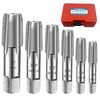 6-Piece NPT Pipe Tap Set, 1", 3/4", 1/2", 3/8", 1/4", 1/8" NPT Tap Set, Carbon S gallery