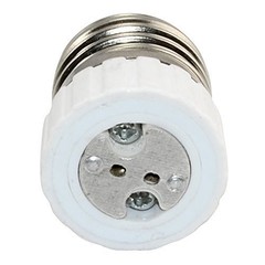 YI LIGHTING (Pack of 2) E26/E27 to MR16 Converter, 43x28mm, White