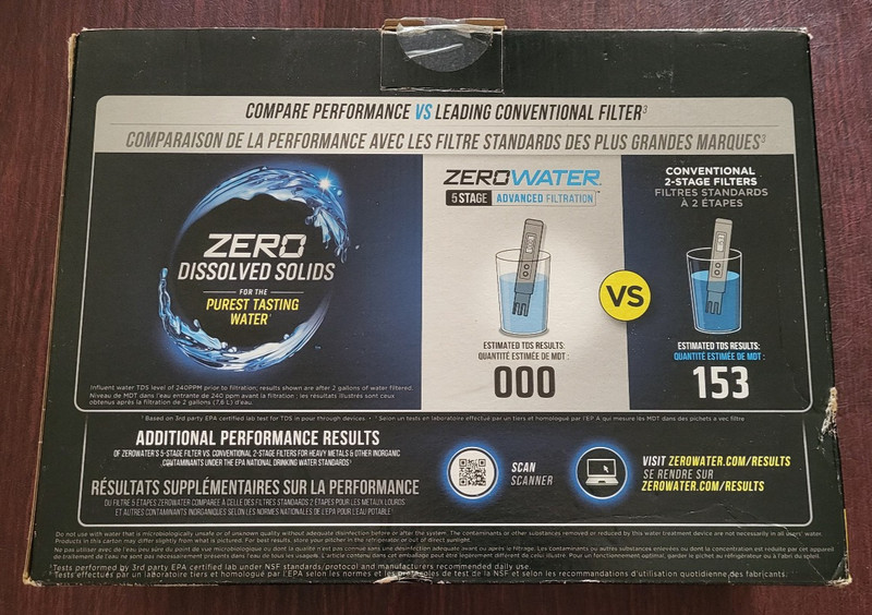 ZeroWater 23-Cup Dispenser Pitcher Ready-Pour 5-Stage Water Filter gallery
